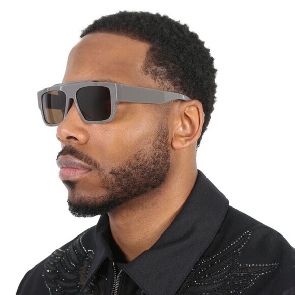NEW GG1460S 003 GUCCI UNISEX GRAY BROWN SUNGLASSES GUCCI - Picture 1 of 11